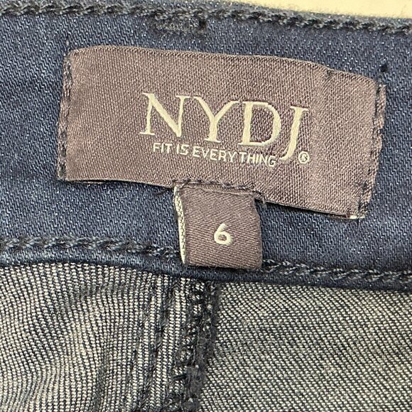 SZ.6 CAPRIS NYDJ Chloe 5-Pocket Capris - Rinse a374985 - Picture 3 of 12